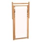 vidaXL Liegestuhl Teak 56x105x96 cm Creme vidaXL Liegestuhl Teak 56x105x96 cm Creme