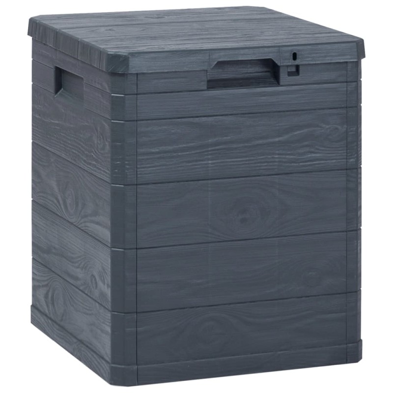 Garten-Aufbewahrungsbox 90 L Anthrazit Garten-Aufbewahrungsbox 90 L Anthrazit