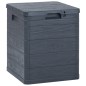 Garten-Aufbewahrungsbox 90 L Anthrazit Garten-Aufbewahrungsbox 90 L Anthrazit