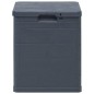 Garten-Aufbewahrungsbox 90 L Anthrazit Garten-Aufbewahrungsbox 90 L Anthrazit