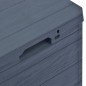 Garten-Aufbewahrungsbox 90 L Anthrazit Garten-Aufbewahrungsbox 90 L Anthrazit