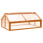 Gewächshaus Braun 114x80x50 cm Tannenholz Gewächshaus Braun 114x80x50 cm Tannenholz