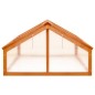 Gewächshaus Braun 114x80x50 cm Tannenholz Gewächshaus Braun 114x80x50 cm Tannenholz