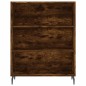 Highboard Räuchereiche 69,5x34x180 cm Holzwerkstoff Highboard Räuchereiche 69,5x34x180 cm Holzwerkstoff