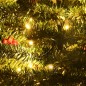Künstliche Weihnachtsbäume 2 Stk. mit Kranz, Girlande und LEDs Künstliche Weihnachtsbäume 2 Stk. mit Kranz, Girlande und LEDs
