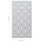 Outdoor-Teppich Grau 160x230 cm PP Outdoor-Teppich Grau 160x230 cm PP