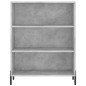 Highboard Betongrau 69,5x34x180 cm Holzwerkstoff Highboard Betongrau 69,5x34x180 cm Holzwerkstoff