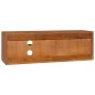 Wand-TV-Schrank 90x30x30 cm Teak Massivholz Wand-TV-Schrank 90x30x30 cm Teak Massivholz