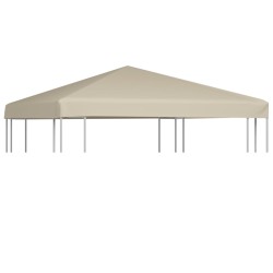 Pavillondach 310 g/m² 3×3 m Beige