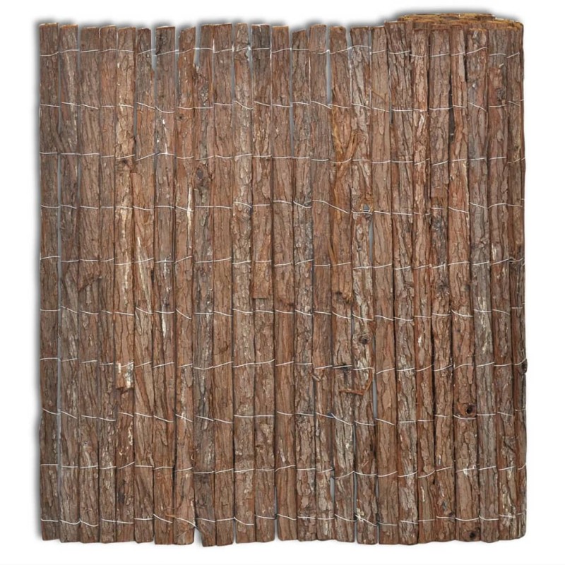 vidaXL Rindenzaun 400×100 cm vidaXL Rindenzaun 400×100 cm