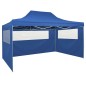 Faltzelt Pop-Up mit 4 Seitenteilen 3 x 4,5 m Blau Faltzelt Pop-Up mit 4 Seitenteilen 3 x 4,5 m Blau