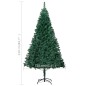 Künstlicher Weihnachtsbaum mit Dicken Zweigen Grün 210 cm PVC Künstlicher Weihnachtsbaum mit Dicken Zweigen Grün 210 cm PVC