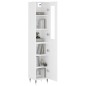 Highboard Weiß 34,5x34x180 cm Holzwerkstoff Highboard Weiß 34,5x34x180 cm Holzwerkstoff
