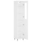 Highboard Weiß 34,5x34x180 cm Holzwerkstoff Highboard Weiß 34,5x34x180 cm Holzwerkstoff