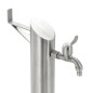 Garten-Wassersäule Edelstahl Rund 95 cm Garten-Wassersäule Edelstahl Rund 95 cm