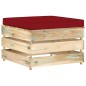 7-tlg. Garten-Lounge-Set mit Kissen Grün Imprägniertes Holz 7-tlg. Garten-Lounge-Set mit Kissen Grün Imprägniertes Holz