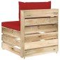 vidaXL 3-tlg. Garten-Lounge-Set mit Kissen Grün Imprägniertes Holz vidaXL 3-tlg. Garten-Lounge-Set mit Kissen Grün Imprägniertes Holz