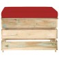 vidaXL 3-tlg. Garten-Lounge-Set mit Kissen Grün Imprägniertes Holz vidaXL 3-tlg. Garten-Lounge-Set mit Kissen Grün Imprägniertes Holz