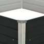 Hochbeet Anthrazit 129 x 129 x 45 cm Verzinkter Stahl Hochbeet Anthrazit 129 x 129 x 45 cm Verzinkter Stahl