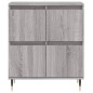 vidaXL Sideboards 3 Stk. Grau Sonoma Holzwerkstoff vidaXL Sideboards 3 Stk. Grau Sonoma Holzwerkstoff