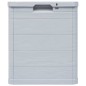 Garten-Aufbewahrungsbox 90 L Hellgrau Garten-Aufbewahrungsbox 90 L Hellgrau