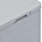 Garten-Aufbewahrungsbox 90 L Hellgrau Garten-Aufbewahrungsbox 90 L Hellgrau