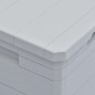 Garten-Aufbewahrungsbox 90 L Hellgrau Garten-Aufbewahrungsbox 90 L Hellgrau