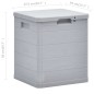 Garten-Aufbewahrungsbox 90 L Hellgrau Garten-Aufbewahrungsbox 90 L Hellgrau