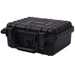 vidaXL Gefahrgutkoffer Schwarz 27x24,6x12,4 cm 