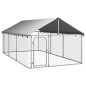 Outdoor-Hundezwinger mit Dach 400x200x150 cm Outdoor-Hundezwinger mit Dach 400x200x150 cm