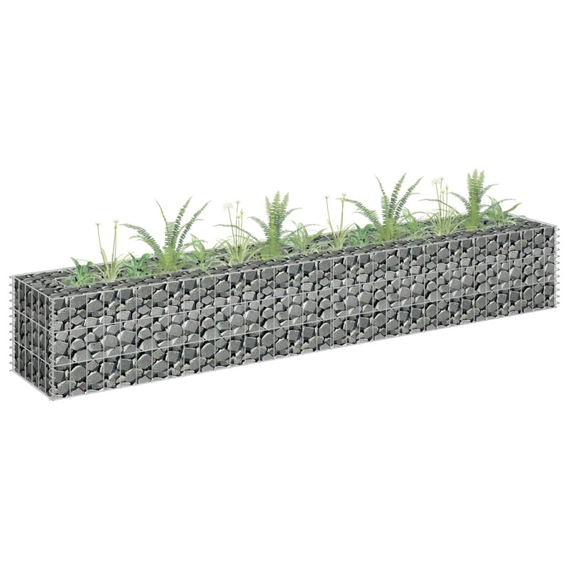 Gabionen-Hochbeet Verzinkter Stahl 180×30×30 cm Gabionen-Hochbeet Verzinkter Stahl 180×30×30 cm
