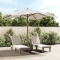 Sonnenschirm mit Holzmast Sandfarben 300x300x273 cm Sonnenschirm mit Holzmast Sandfarben 300x300x273 cm