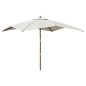 Sonnenschirm mit Holzmast Sandfarben 300x300x273 cm Sonnenschirm mit Holzmast Sandfarben 300x300x273 cm