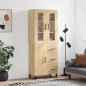 Highboard Sonoma-Eiche 69,5x34x180 cm Holzwerkstoff Highboard Sonoma-Eiche 69,5x34x180 cm Holzwerkstoff