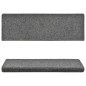 Treppenmatten 15 Stk. Nadelvlies 65x21x4 cm Hellgrau Treppenmatten 15 Stk. Nadelvlies 65x21x4 cm Hellgrau