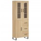 Highboard Sonoma-Eiche 69,5x34x180 cm Holzwerkstoff Highboard Sonoma-Eiche 69,5x34x180 cm Holzwerkstoff
