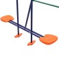vidaXL Schaukelset mit Rutsche und 3 Sitzen Orange vidaXL Schaukelset mit Rutsche und 3 Sitzen Orange