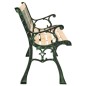Gartenbank 122 cm Gusseisen und Massivholz Tanne Gartenbank 122 cm Gusseisen und Massivholz Tanne