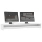 Monitorständer Weiß 100x24x13 cm Holzwerkstoff Monitorständer Weiß 100x24x13 cm Holzwerkstoff