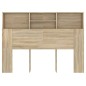 Kopfteil mit Ablagen Sonoma-Eiche 140x19x103,5 cm