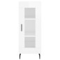 vidaXL Highboard Hochglanz-Weiß 34,5x34x180 cm Holzwerkstoff vidaXL Highboard Hochglanz-Weiß 34,5x34x180 cm Holzwerkstoff