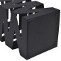 Schirmständer Schirmhalter Gehstock Stahl schwarz quadratisch 48,5 cm Schirmständer Schirmhalter Gehstock Stahl schwarz quadratisch 48,5 cm