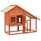 Kaninchenstall 140x63x120 cm Tanne Massivholz Kaninchenstall 140x63x120 cm Tanne Massivholz