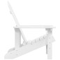 vidaXL Adirondack-Gartenstuhl HDPE Weiß vidaXL Adirondack-Gartenstuhl HDPE Weiß