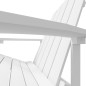 vidaXL Adirondack-Gartenstuhl HDPE Weiß vidaXL Adirondack-Gartenstuhl HDPE Weiß