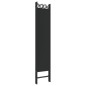 6-tlg. Paravent Schwarz 240x200 cm Stoff 6-tlg. Paravent Schwarz 240x200 cm Stoff