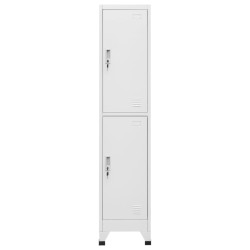 Schließfachschrank mit 2 Fächern 38x45x180 cm