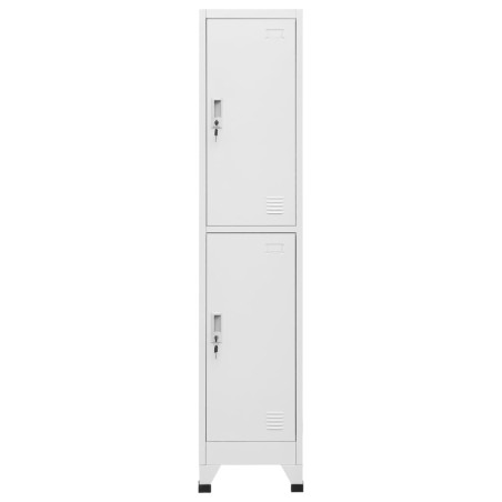 Schließfachschrank mit 2 Fächern 38x45x180 cm