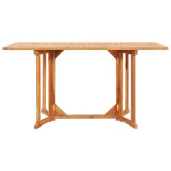 Schmetterling Gartentisch Klappbar 150x90x75cm Teak Massivholz
