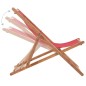 vidaXL Strandstuhl Klappbar Stoff und Massivholz Rot vidaXL Strandstuhl Klappbar Stoff und Massivholz Rot